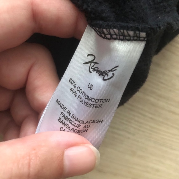 Men's Black Hoodie Sweater - Picture 6 of 7